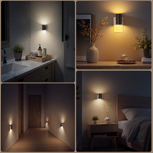 VOLISUN Night Light, Dimmable Led Night Lights Plug into Wall, Amber/3000K/4500K - Image 5