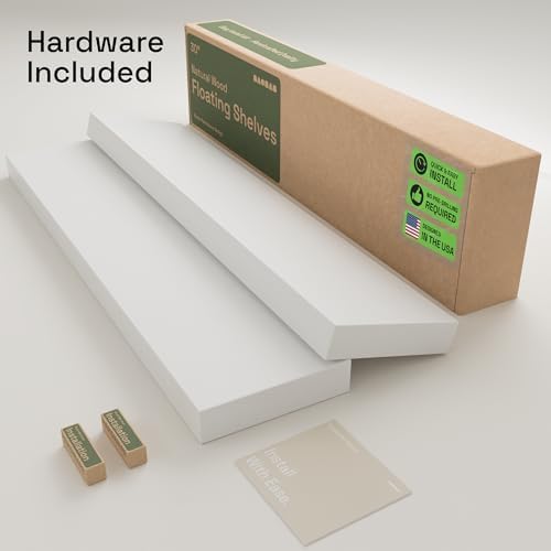Solid Wood Floating Shelves for Wall 30 Inches Long - Image 6