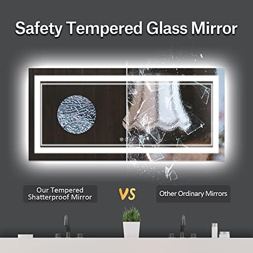 72x32 Inch LED Mirror for Bathroom - Image 4