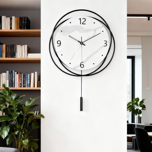 Decorative Wall Clock Silent Non-Ticking Quality Quartz Battery Operated by SINMI