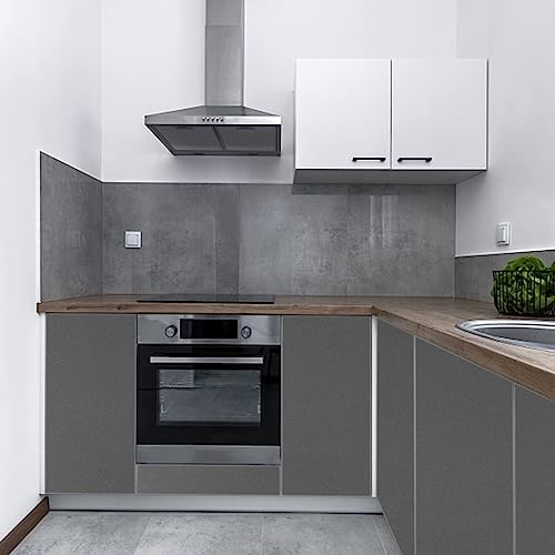 Arthome 23.6''x200'' Dark Grey Contact Paper, Self Adhesive Wallpaper - Image 2