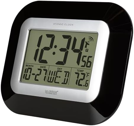 La Crosse Technology Atomic Wall/Table Clock, 7.2-inch H x 8.95-inch W x - Image 3