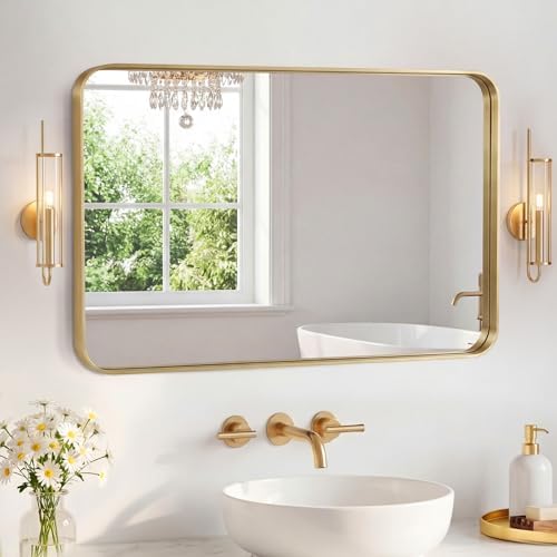 Sweetcrispy Bathroom Mirror 40x24 Inch, Vanity Mirror by Sweetcrispy