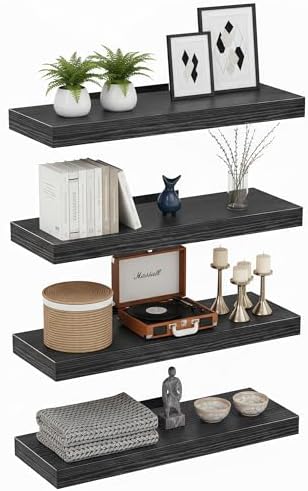 Lufia Floating Wall Shelves, MDF by Lufia