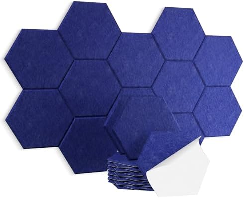 Acoustic Panels, Magrowill 12-Pack Soundproof Wall Panels 14 X 12 X 0.4 Inches by Magrowill