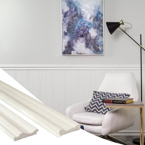 PVC Wainscoting Trim Kit, Waterproof Chair Rail & Base Molding - Image 2