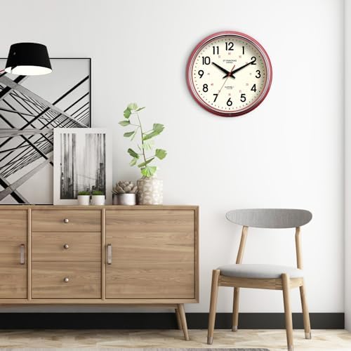 Wall Clock Metal 12.4" Countryside Style Wall Clocks Retro Vintage Classical - Image 4