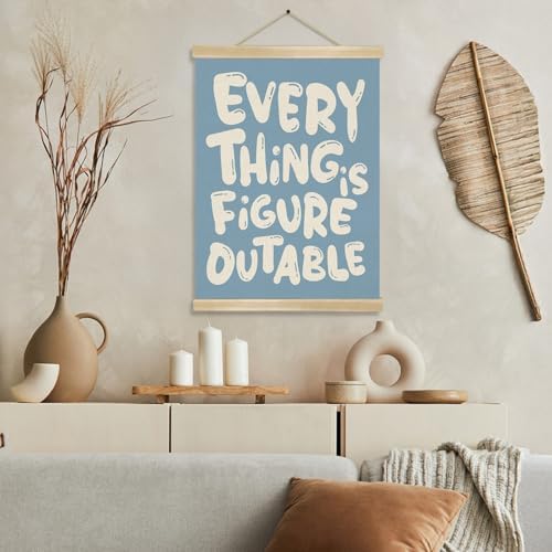 Everything is Figureoutable Inspirational Wall Art Decor, Positive Motivational - Image 3