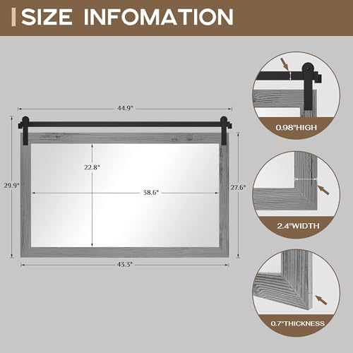 COGOOD Farmhouse Bathroom Mirrors - Image 5