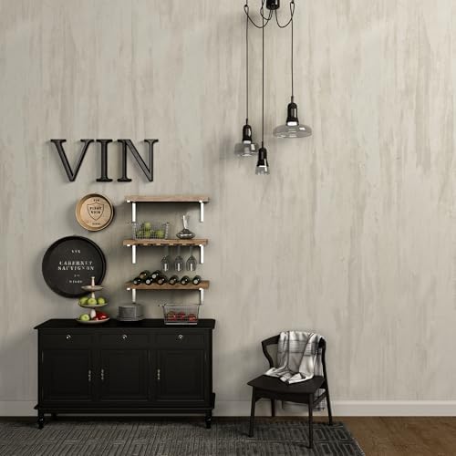 TOTIO Cream Concrete Wallpaper Peel Stick Milky White Plaster effect Contact by TOTIO