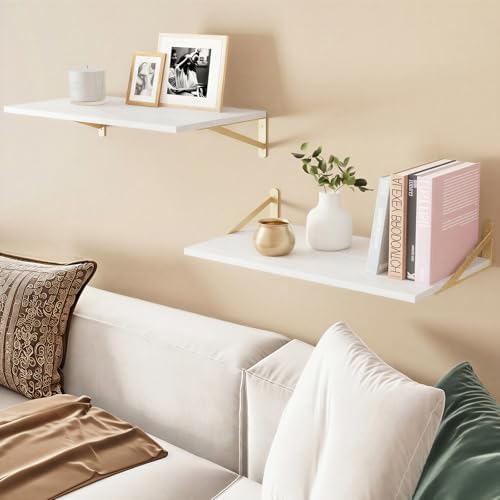 Fixwal 2pcs 10 in Deep Floating Shelves - Image 6