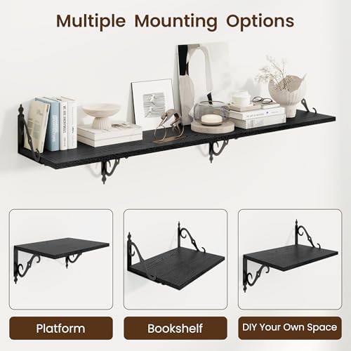RICHFOCUS 12 Inch Deep Floating Shelves - Image 5
