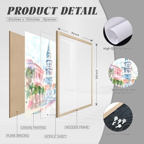 Charleston South Carolina Wall Art Preppy Posters Pictures Pastel Pink Canvas - Image 2