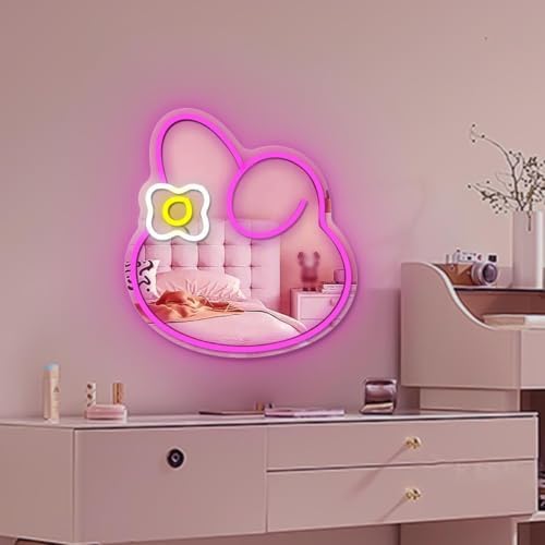 Anime Melody Mirror Neon Sign Dimmable Led Neon Mirror Sign - Image 5