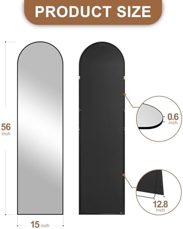 Delma Arched Full Length Mirror - Image 5