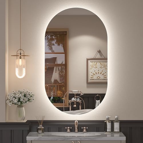 20x36 Inch Oval Backlit LED Bathroom Mirror by VANLIOBathroomMirror
