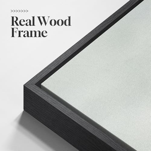 Large Framed Green Abstract Wall Art - Image 5