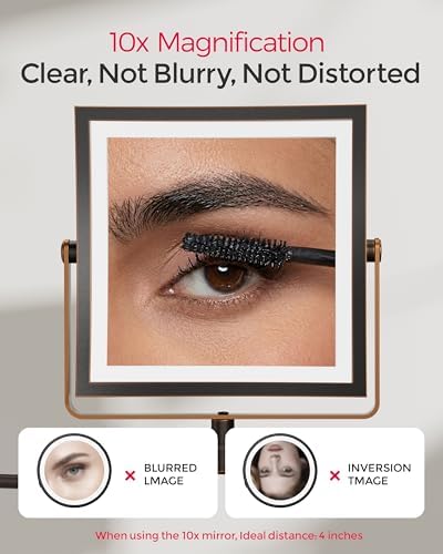 Rechargeable Wall Mounted Makeup Mirror - Image 3