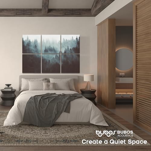 BUBOS 6 Pack Art Acoustic Wall Panels, 70.8”x47.2”Self Adhesive - Image 6