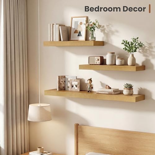 Vivelove Deep Floating Shelves for Wall 16x12” Set of 2 - Image 6
