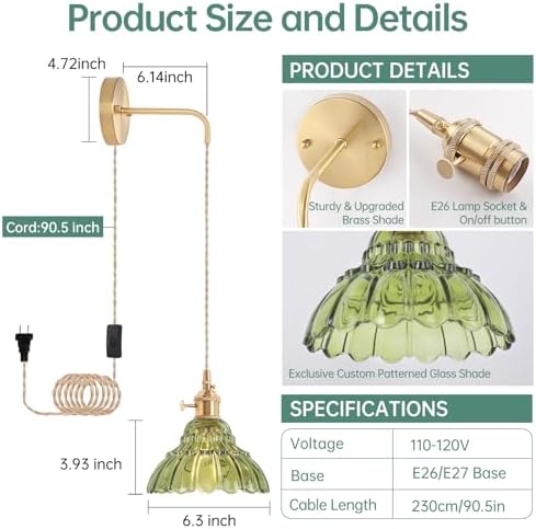 Shenmoyl Vintage Wall Sconce - Image 3