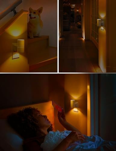 L LOHAS LED Night Light Plug in, 4 Pack - Image 5