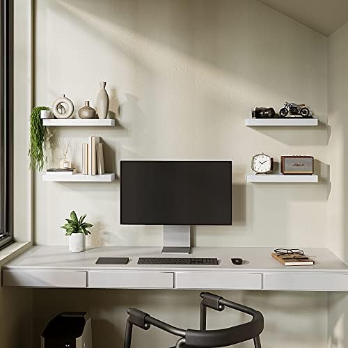 BAMEOS Floating Shelves, Hanging Wall Shelves Decoration - Image 4