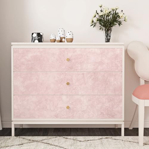 Wallercity Coral Pink Velvet Wallpaper Peel and Stick Soft Luxury Pink Flocking - Image 7