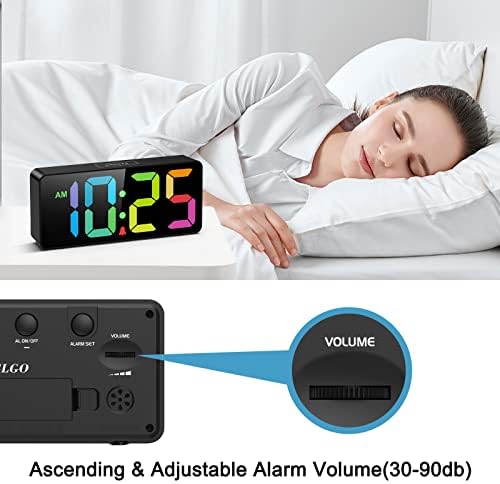 Welgo 7.5 Inches Big Number Alarm Clock - Image 4