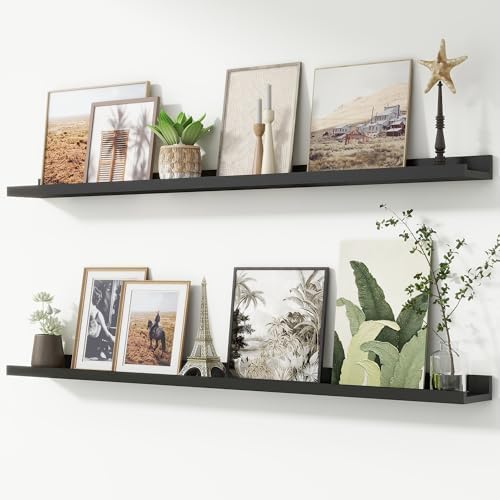 Picture Ledge Shelf, Long Floating Shelves by FLYJOE