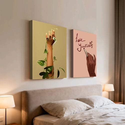 Framed Positive Affirmation Black Woman Wall Art Inspirational African American - Image 4