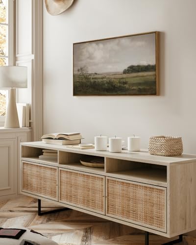 InSimSea Extra Large Framed Vintage Wall Art, Rustic Landscape - Image 4