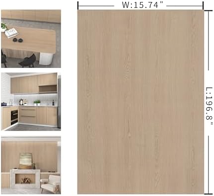 Boobest Light Wood Grain Contact Paper - Image 7