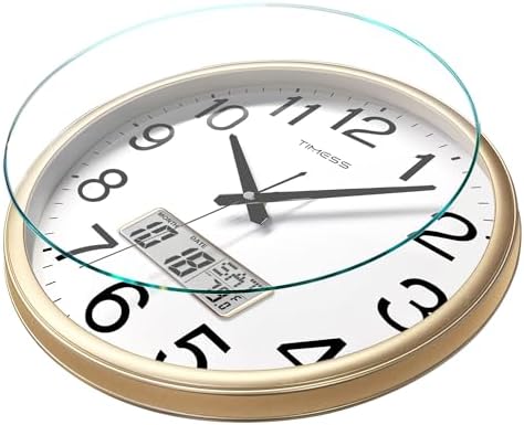 TIMESS 13-Inch Silent Non-Ticking Analog Wall Clock - Image 3