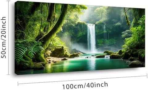 Lasdel Calm Waterfall Landscape Wall Art - Image 2