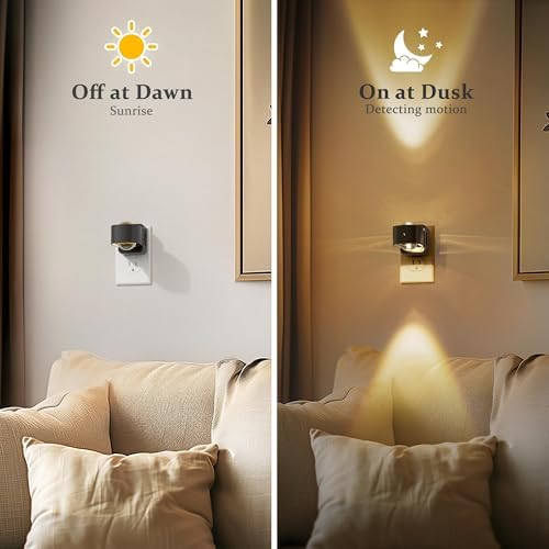 JandCase 0-150LM Super Bright Automatic Night Light, Dusk to Dawn, 2 Pack - Image 4