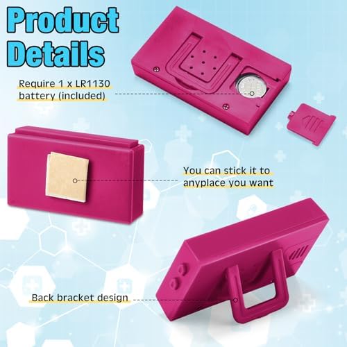 Frienda 3 Pieces Mini Small Digital Clock Stick On - Image 4
