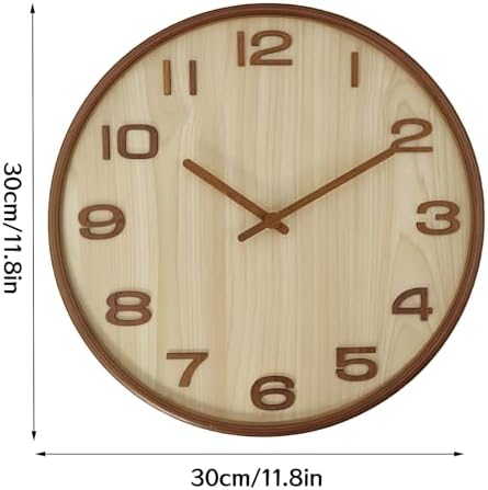 Maxspace Modern Wall Clock, 12 inch Silent Non Ticking Wall Clock, Battery - Image 7