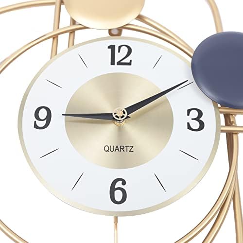 28Inch Modern Wall Clock for Living Room, Large Decorative Art Clock Silent - Image 5