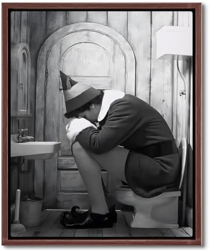 B.B.F MAKE Funny Comedy Movie Framed Canvas Wall Art by BBFMAKE