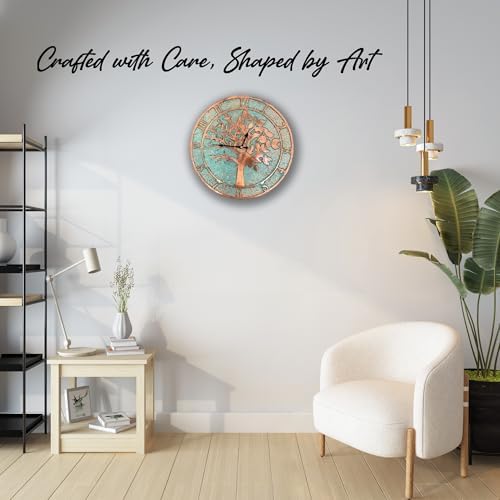 Handmade Copper Wall Clock Artisan Touch in Every Piece - Image 2