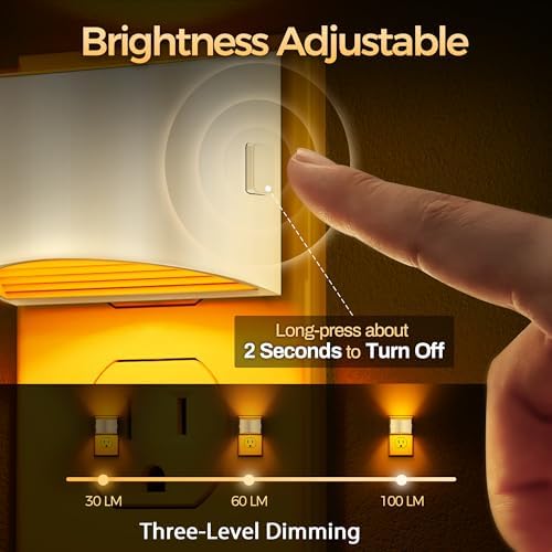 DORESshop Night Light, Night Lights Plug into Wall, Adjustable - Image 2