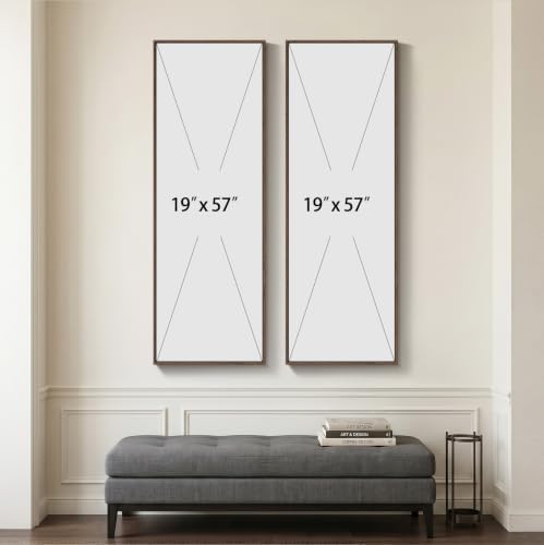 Framed Vertical Vintage Neutral Botanical Wall Art - Image 3