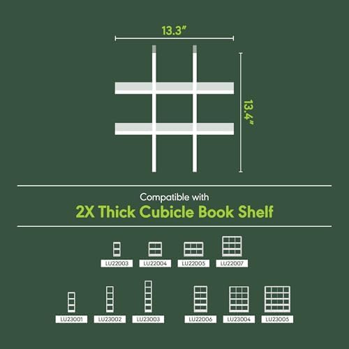 Furinno Cubicle Cube Insert, 9-Compartment Cube Organizer, Fits into Furinno - Image 3