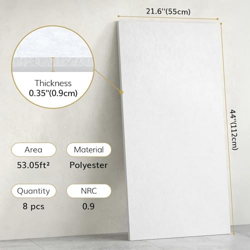 TONOR Large Acoustic Panels Self-Adhesive, Acoustic Wall Panels - Image 4