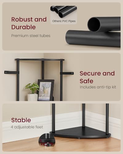 VASAGLE Superfast Toolless Assembly 6-Tier Corner Shelf - Image 6