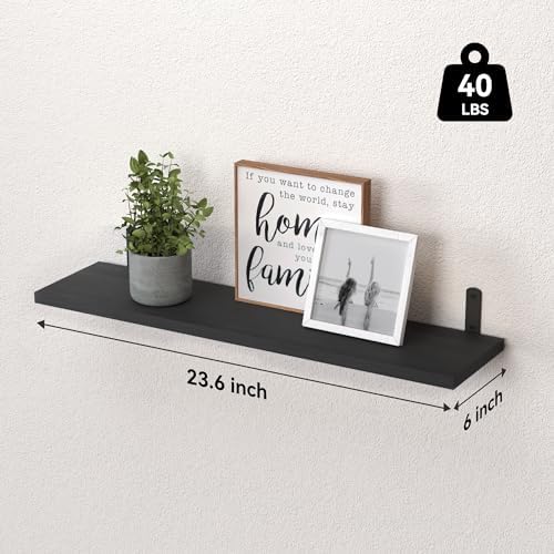 WOPITUES 24'' Long Floating Shelves - Image 3