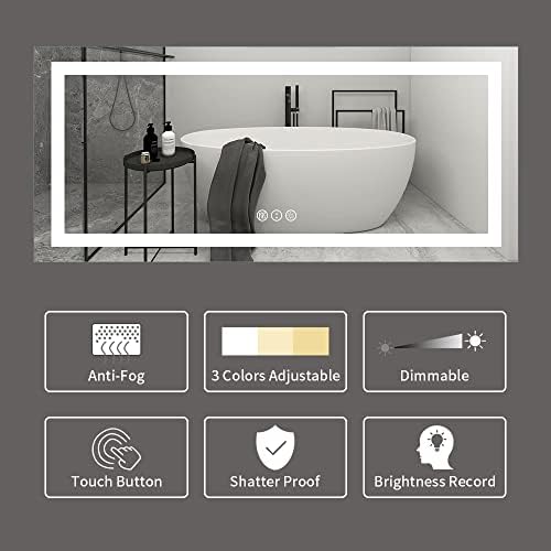 Amorho LED Bathroom Mirror - Image 4