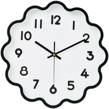 HZDHCLH Wall Clocks Battery Operated 12 Inch Cloud Shaped Wall Clock Silent Non by HZDHCLH