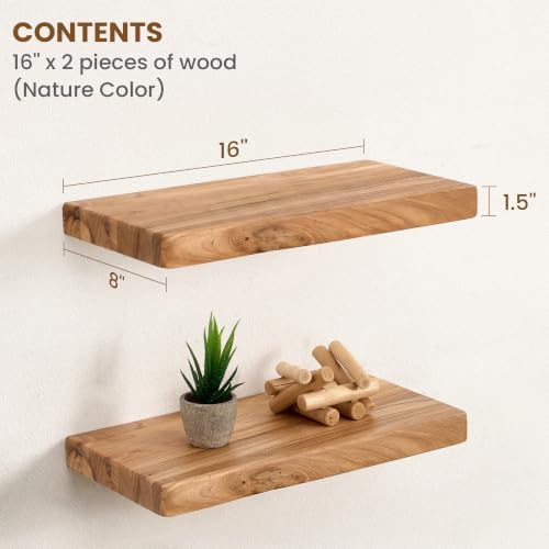 Floating Shelves for Wall, Round Edge Wall Shelves - Image 2